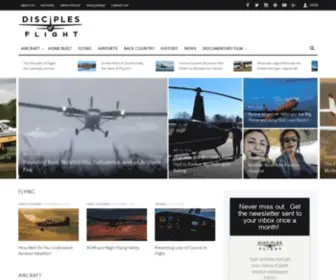 Disciplesofflight.com(Disciples of flightis a concept) Screenshot