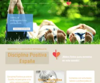 Disciplinapositivaespana.com(Asociación Disciplina Positiva España) Screenshot