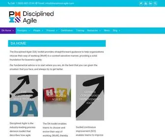 Disciplinedagiledelivery.com(A Foundation for Business Agility) Screenshot