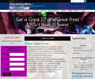 DiscJockeysnow.com(Helping people have FUN Since 1999) Screenshot