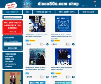 Disco80S.com(Shop) Screenshot