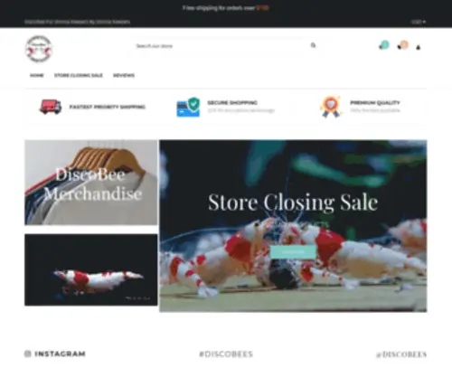 Discobee.com(Create an Ecommerce Website and Sell Online) Screenshot