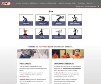 Discobolosport.com(Discobolo Sport Wear) Screenshot