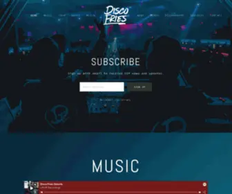 Discofriesmusic.com(Disco Fries) Screenshot