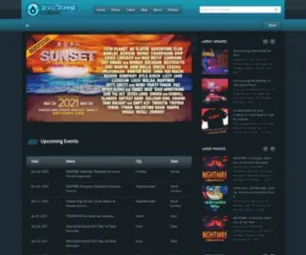 Discoproductions.org(Dance Music Events & Festivals by Disco Donnie Presents) Screenshot