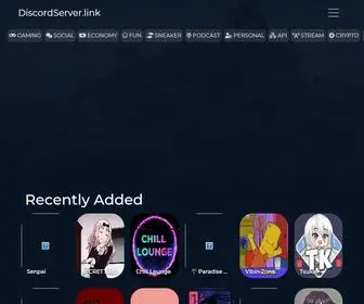 Discordserver.link(Discord Servers) Screenshot