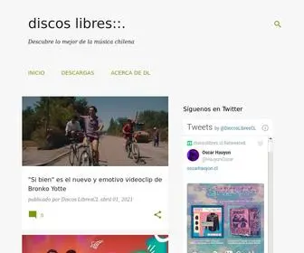 Discoslibres.cl(Discos libres) Screenshot