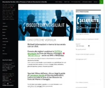 Discotecheversilia.it(Discoteche Versilia) Screenshot