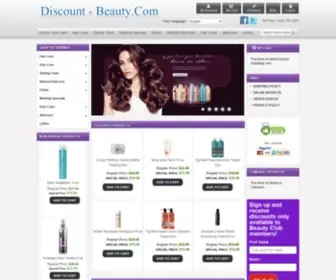 Discount-Beauty.com(Beauty Supplies Online) Screenshot