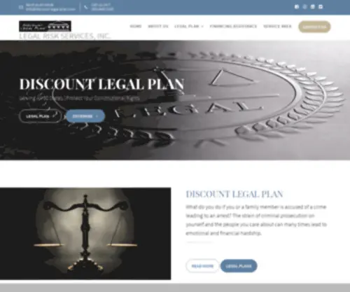 Discount-Legal-Plan.com(Legal Risk Services) Screenshot
