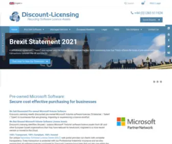 Discount-Licensing.com(Discount Microsoft Licenses) Screenshot