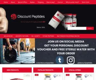 Discount-Peptides.com(DP STORE) Screenshot