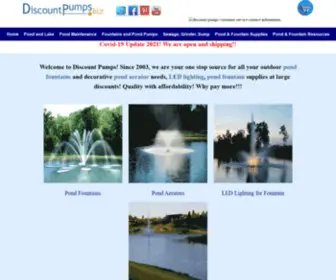 Discount-Pumps.biz(Pond Fountains) Screenshot