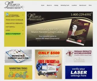 Discount-Trophy.com(Marco Awards Group) Screenshot