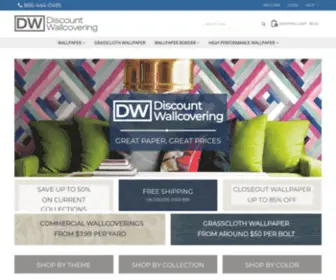 Discount-Wallcovering.com(Discount Wallcovering) Screenshot