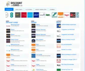 Discountandcodes.co.uk(Discount and Promotional Codes) Screenshot