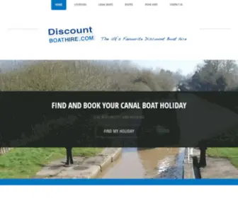 Discountboathire.com(Canal Boat Holidays) Screenshot