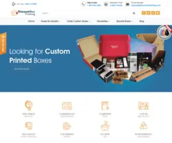 Discountboxprinting.com(Discount Box Printing) Screenshot