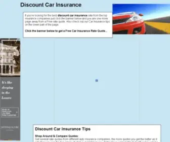 Discountcarinsurancerates.com(Discount car insurance) Screenshot