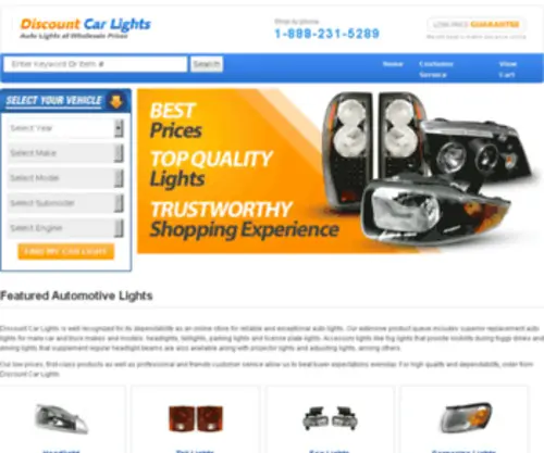 Discountcarlights.com(Discount Car Lights) Screenshot