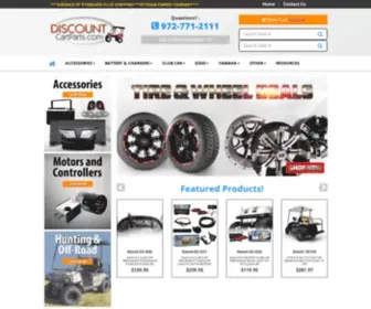 Discountcartparts.com(Discount Golf Cart Parts) Screenshot