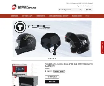 Discountcentralonline.com(Car audio speakers subwoofer car alarm) Screenshot