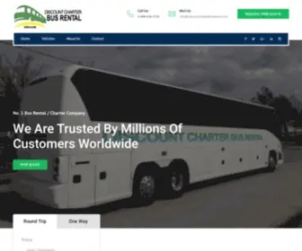 Discountcharterbusrental.com(Discount Charter Bus Rental) Screenshot