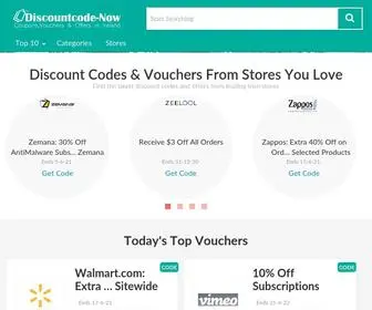 Discountcode-Now.com(Discount codes & Vouchers in Ireland at DiscountCode) Screenshot
