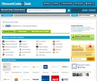 Discountcodedeals.co.uk(Discount Codes & Deals) Screenshot