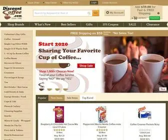 Discountcoffee.com(Office Coffee Service Refreshments) Screenshot