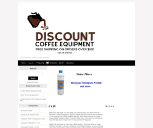 Discountcoffeeequipment.com(Discountcoffeeequipment) Screenshot
