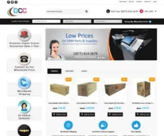 Discountcopiercenter.com(Konica Minolta Copier Parts Supplies Company) Screenshot
