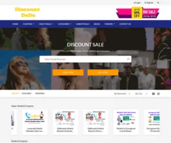 Discountdedo.com(Save Up to 80 % Promo codes and Discount Price Coupons) Screenshot