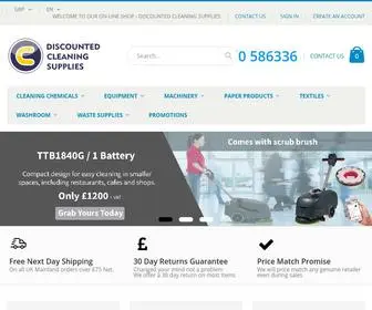 Discountedcleaningsupplies.co.uk(Cleaning Supplies) Screenshot