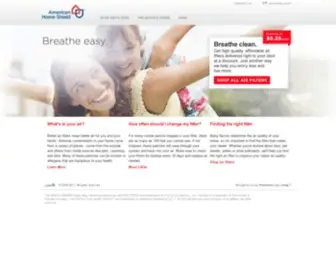 Discountfilterprogram.com(American Home Shield) Screenshot