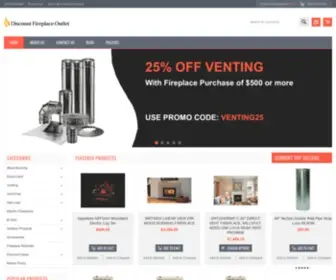 Discountfireplaceoutlet.com(Discount Fireplace Outlet) Screenshot