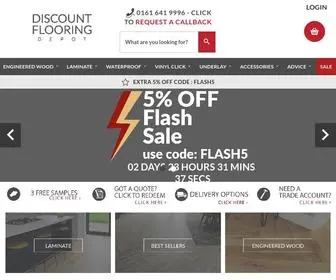 Discountflooringdepot.co.uk(Cheap laminate flooring) Screenshot