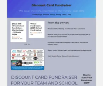 Discountfundraising.com($8,500 (Profit)) Screenshot