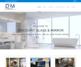 Discountglassandmirror.com(Discount Glass & Mirror Products San Diego) Screenshot