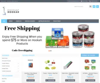 Discounthookah.com(Discount Hookah) Screenshot