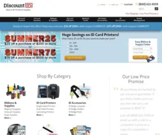 Discountid.com(ID Card Printers) Screenshot
