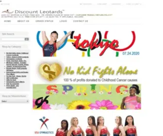 Discountleotards.com(Gymnastics leotards) Screenshot