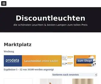 Discountleuchten.de(Produkte Archive) Screenshot