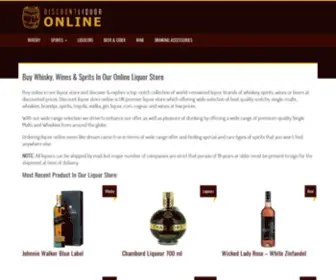 Discountliquoronline.com(Buy Liquor Online) Screenshot