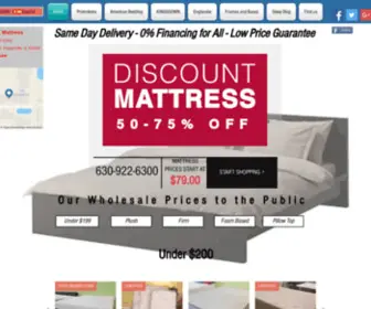 Discountmattress-IL.com(Discount Mattress Naperville) Screenshot