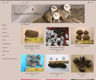 Discountowlpellets.com(Discount Owl Pellets) Screenshot