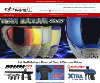Discountpaintball.com(Paintball Markers) Screenshot