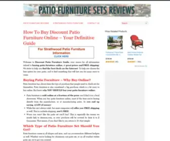 Discountpatiofurnitureguide.com(Discountpatiofurnitureguide) Screenshot