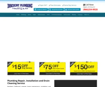 Discountplumbing24HR.com(24 Hour Plumbing HVAC Service 24 Hour Emergency Plumbing HVAC Service Discount Plumbing Service Northern California) Screenshot