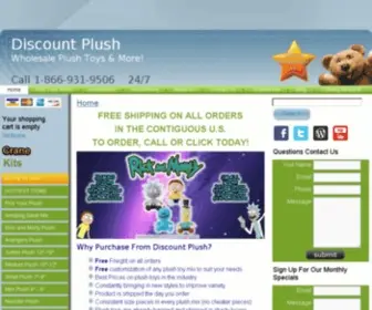Discountplush.com(Discount Plush) Screenshot